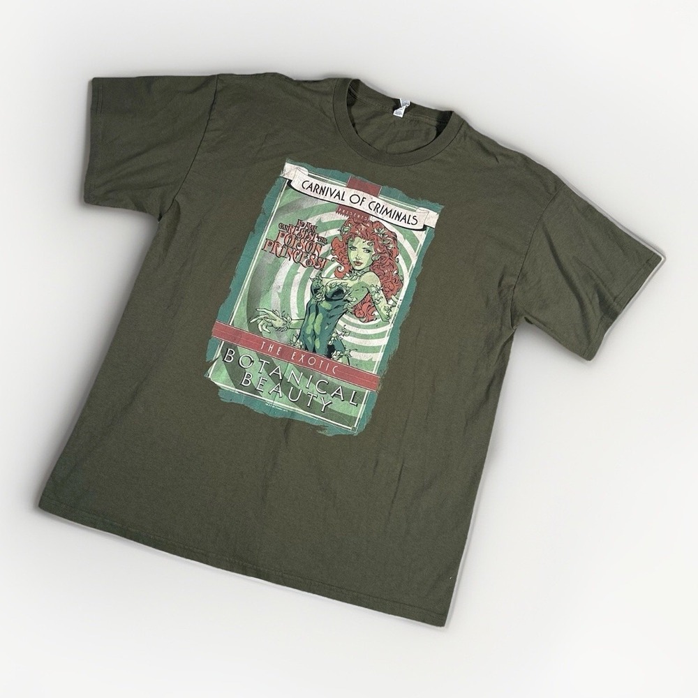 Botanical Graphic Tee - Olive Green Men’s Shirt